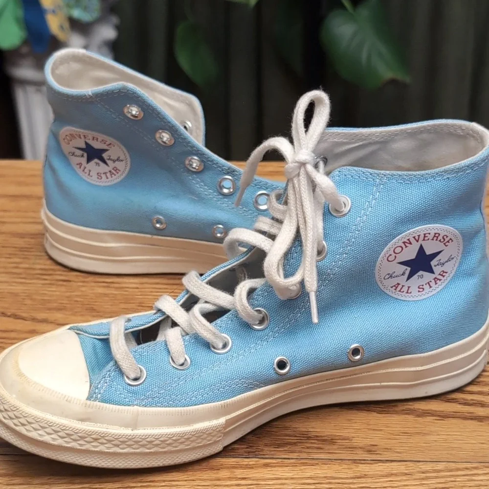 Converse Chuck Taylor All Star CDG Play High Top Light Blue US Men 6 Women 8